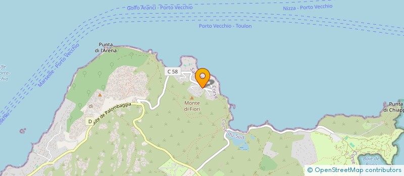 localisation de l'entreprise SEBREG  PORTO-VECCHIO