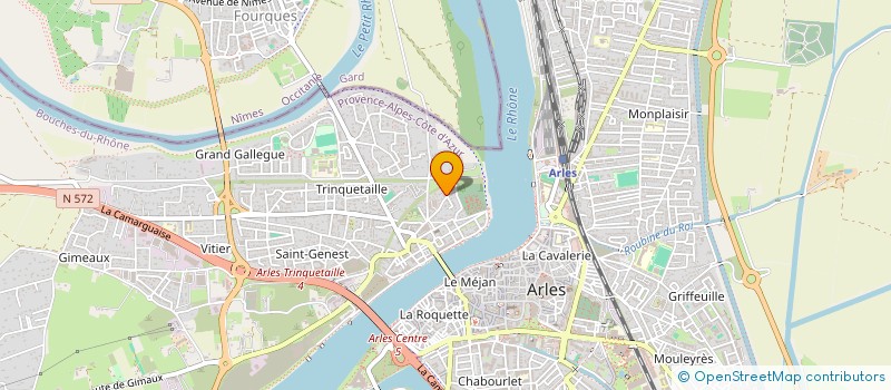 localisation de l'entreprise SEBRI à ARLES