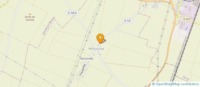 localisation de l'entreprise SEBRIGHT à POINVILLE