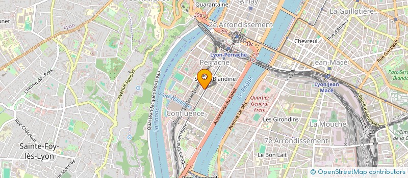 localisation de l'entreprise SEBRO  LYON