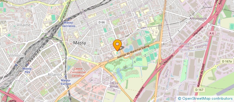 localisation de l'entreprise SEBROMA à MASSY