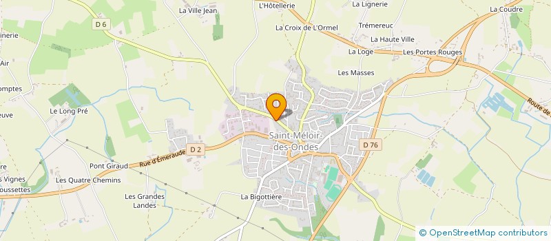 localisation de l'entreprise SEBSERVICES à SAINT-MELOIR-DES-ONDES