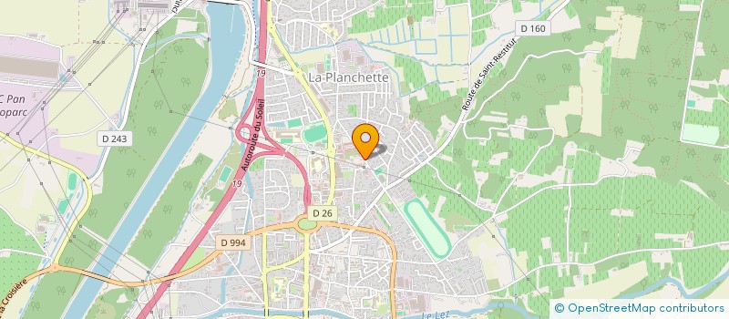 localisation de l'entreprise SEBSOERONO  BOLLENE