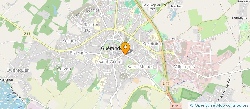 localisation de l'entreprise SEBSOL à GUERANDE
