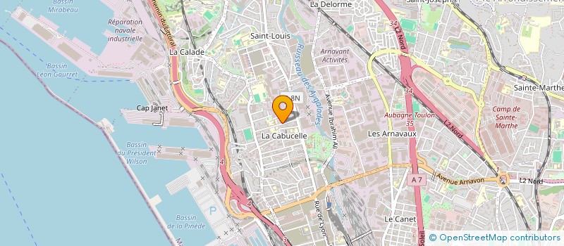 localisation de l'entreprise SEBTI à MARSEILLE