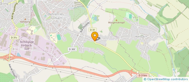 localisation de l'entreprise SEBURGER à BEHREN-LES-FORBACH
