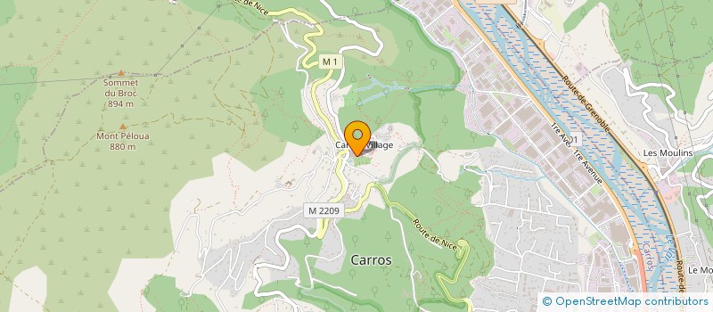 localisation de l'entreprise SEBVALBAP à CARROS