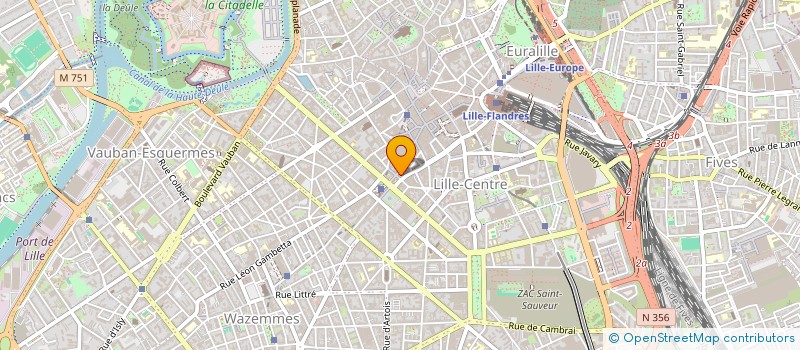 localisation de l'entreprise SEBWAY à LILLE