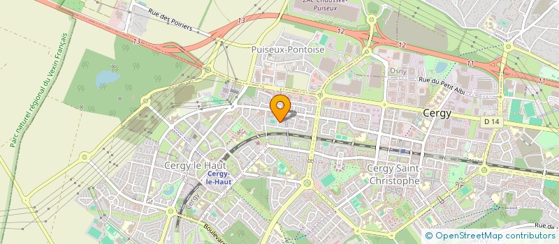 localisation de l'entreprise SEBWORLD TAXI  CERGY