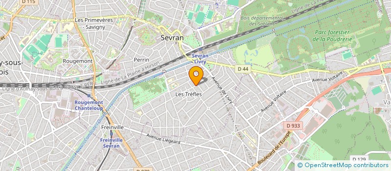 localisation de l'entreprise SEBY BAT à SEVRAN