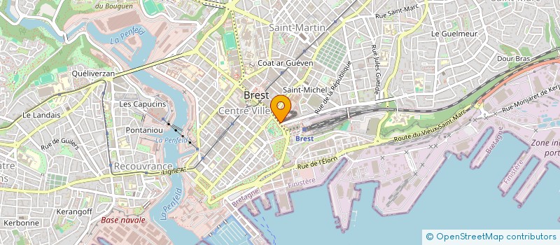 localisation de l'entreprise SEBYAN  BREST