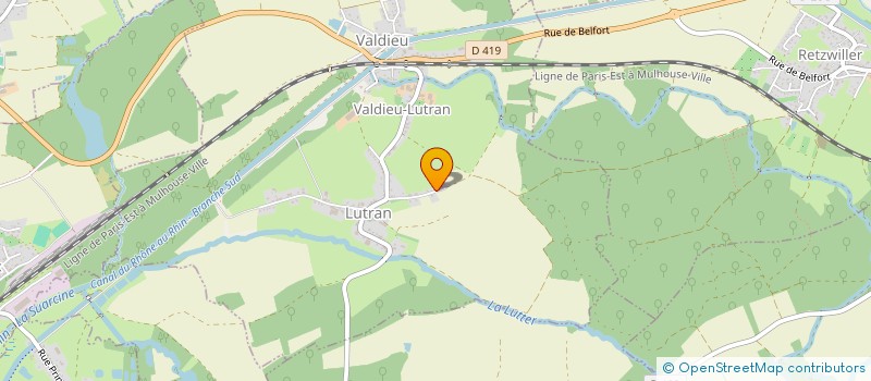 localisation de l'entreprise SEBYAPHI  VALDIEU-LUTRAN