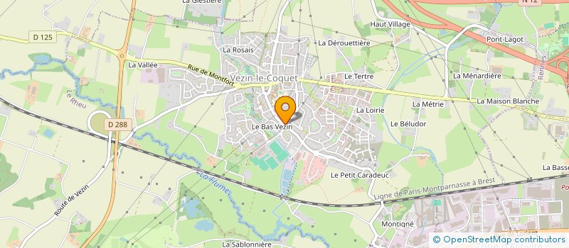 localisation de l'entreprise SEBZH VTC  VEZIN-LE-COQUET