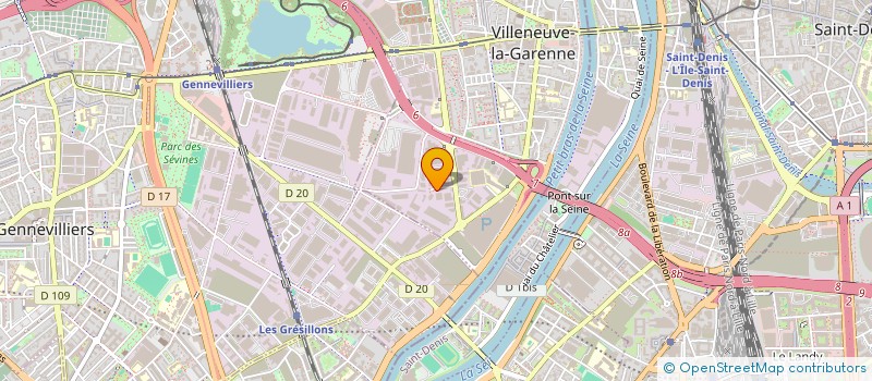 localisation de l'entreprise SEC à VILLENEUVE-LA-GARENNE