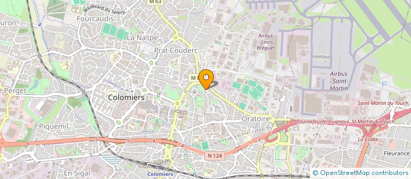 localisation de l'entreprise SEC à COLOMIERS