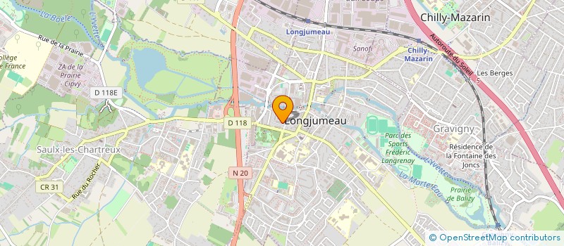 localisation de l'entreprise SEC++ à LONGJUMEAU