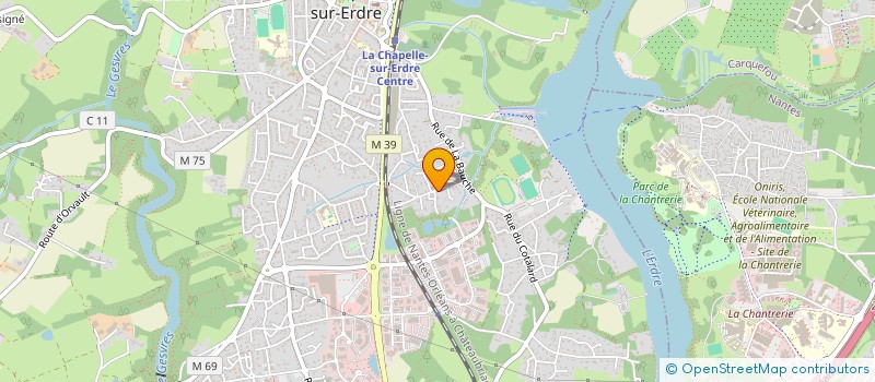 localisation de l'entreprise SEC-ALP à LA CHAPELLE-SUR-ERDRE