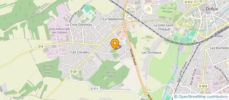 localisation de l'entreprise SEC & CLOUD à VERNOUILLET