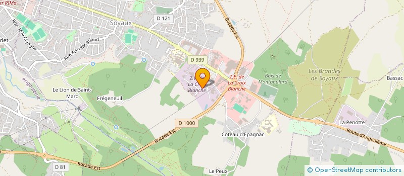 localisation de l'entreprise SEC FOR  SOYAUX