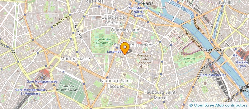 localisation de l'entreprise SEC GYMNASTIQ VOLONTAIRE LUXEMBOURG à PARIS