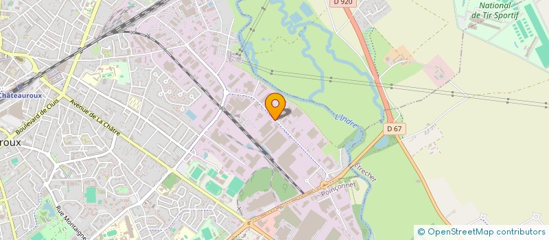 localisation de l'entreprise SEC INDUSTRIES à CHATEAUROUX