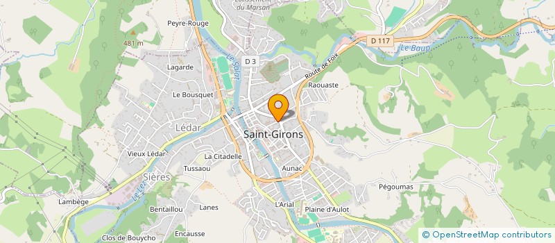 localisation de l'entreprise SEC'LEAN AUTO à SAINT-GIRONS