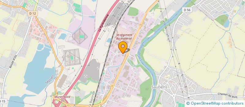 localisation de l'entreprise SEC. POSE à MURET