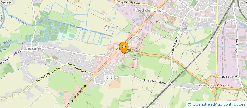 localisation de l'entreprise SEC VERGNAUD & ASSOCIES - EC  BESSINES