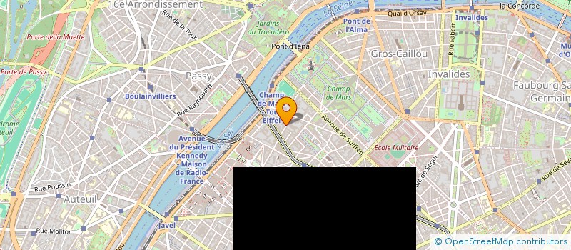 localisation de l'entreprise SEC2  PARIS