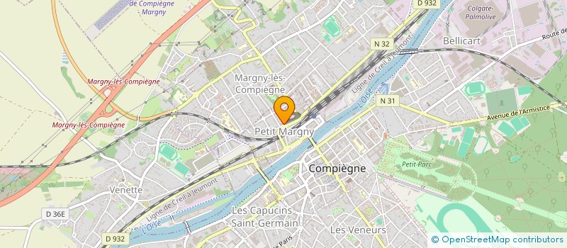 localisation de l'entreprise SECA  COMPIEGNE