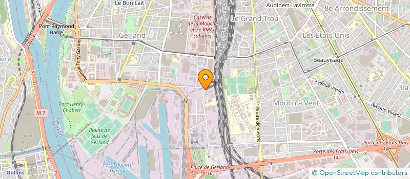 localisation de l'entreprise SECA  LYON