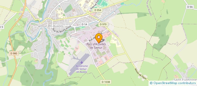 localisation de l'entreprise SECA à SEMUR-EN-AUXOIS