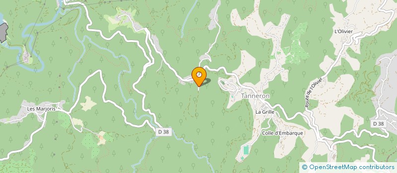 localisation de l'entreprise SECA FLORE  TANNERON