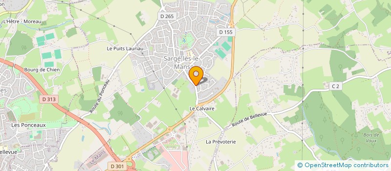 localisation de l'entreprise SECA INVEST III  SARGE-LES-LE-MANS