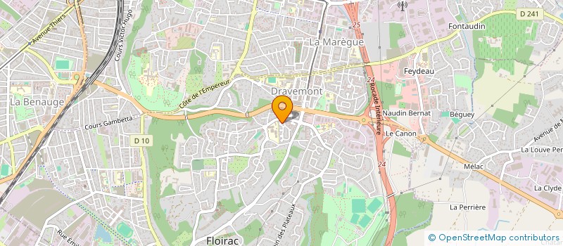 localisation de l'entreprise SECA MALBEC  FLOIRAC