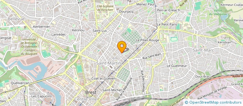 localisation de l'entreprise SECA SOC ETUDE COMMERCE ET ANIMATION à BREST