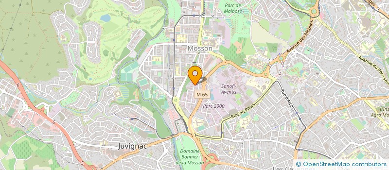 localisation de l'entreprise SECAB à MONTPELLIER