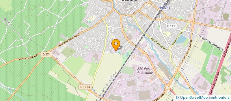 localisation de l'entreprise SECADI GRAPHIQUE à BEAUNE