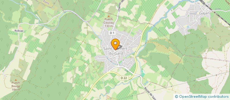 localisation de l'entreprise SECAEG  SAINT-MAMERT-DU-GARD