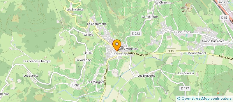 localisation de l'entreprise SECAJE  PIERRECLOS