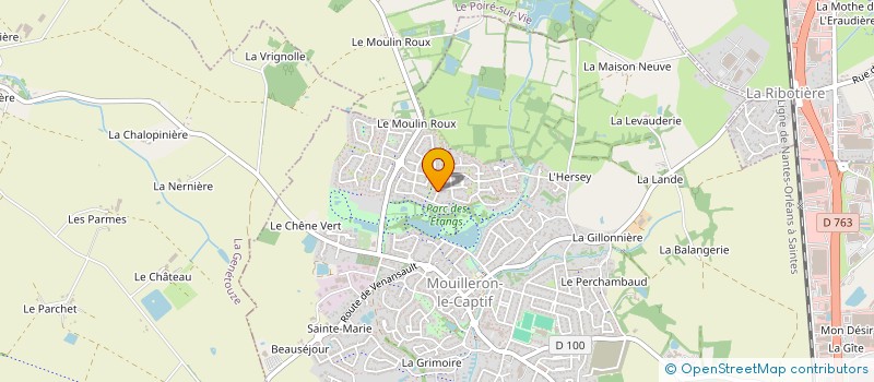 localisation de l'entreprise SECAL EQUIP'  MOUILLERON-LE-CAPTIF