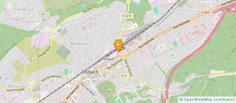 localisation de l'entreprise SECALIAS  FORBACH