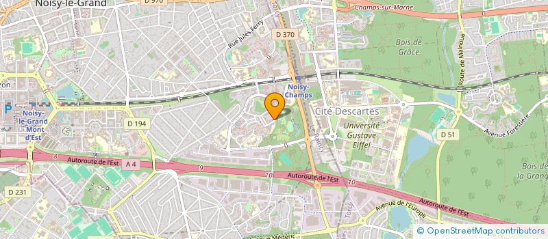 localisation de l'entreprise SECALIS à NOISY-LE-GRAND