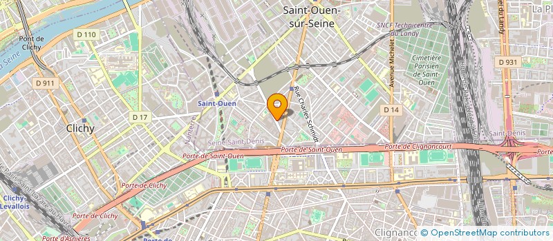 localisation de l'entreprise SECAM ETANCHEITE à SAINT-OUEN-SUR-SEINE