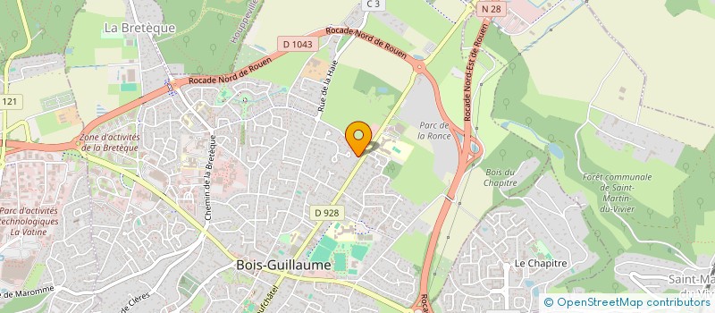 localisation de l'entreprise SECAMY à BOIS-GUILLAUME