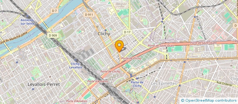 localisation de l'entreprise SECANIM à CLICHY