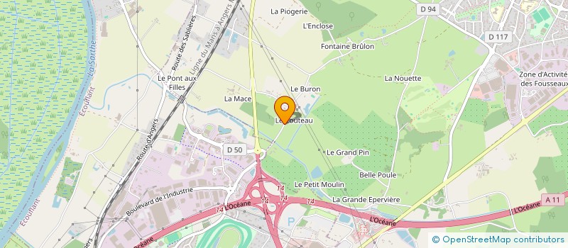 localisation de l'entreprise SECANS LA FANTASIA  VERRIERES-EN-ANJOU