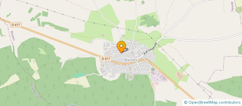 localisation de l'entreprise SECAP à BIESLES
