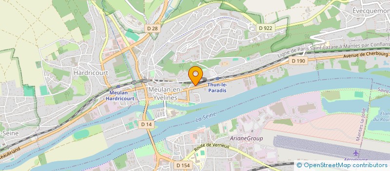 localisation de l'entreprise SECAPAL à MEULAN-EN-YVELINES
