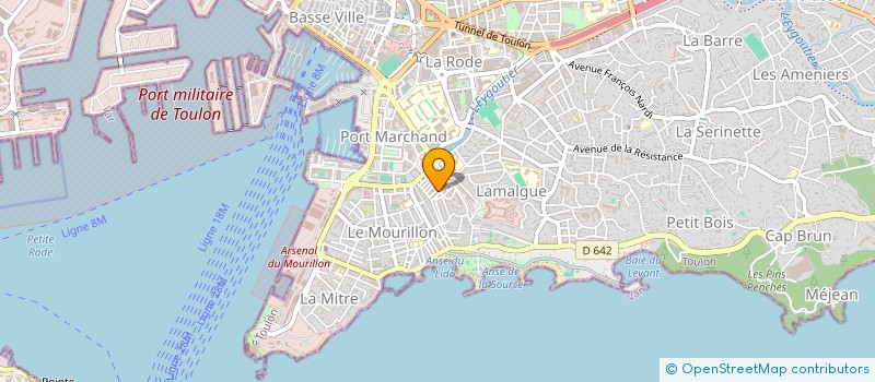 localisation de l'entreprise SECAR à TOULON